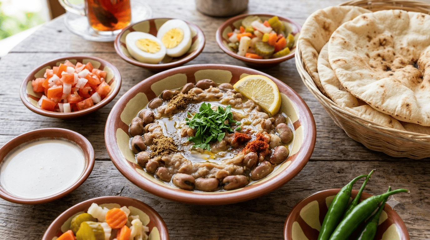 Ful Medames (Ägyptisches Bohnenfrühstück)