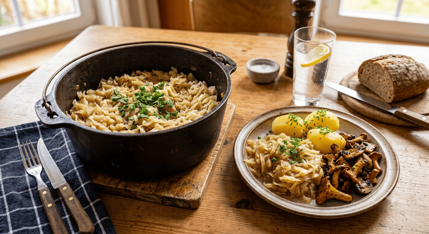 Geschmortes Weißkraut