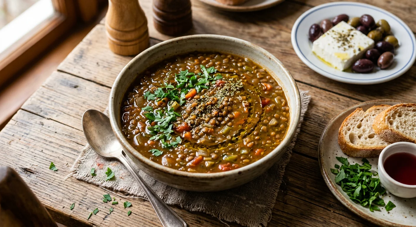 Griechische Linsensuppe (Fakes)