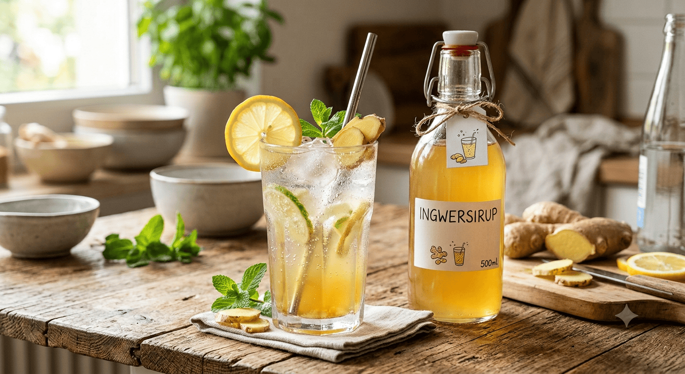 Ingwersirup (Gingerale light)