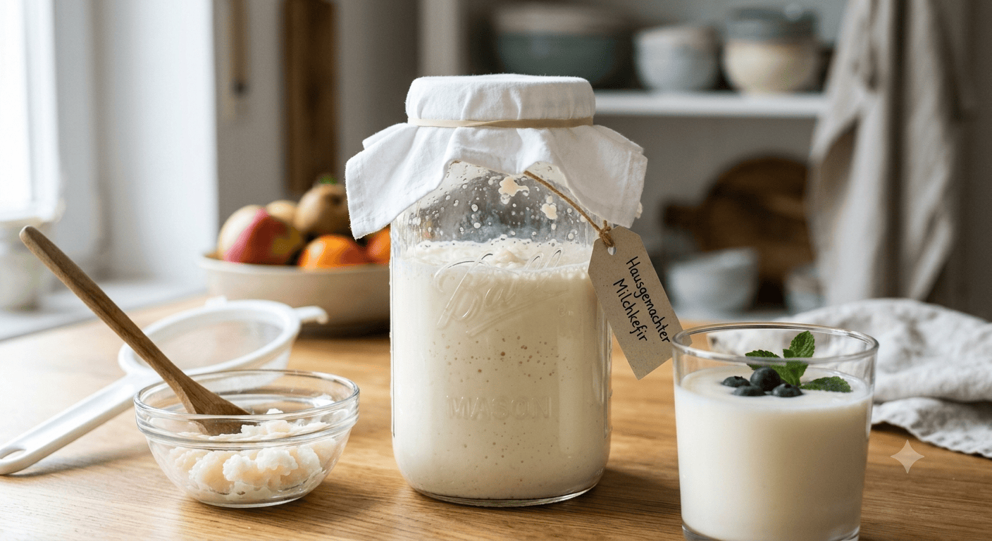 Milchkefir selbst gemacht