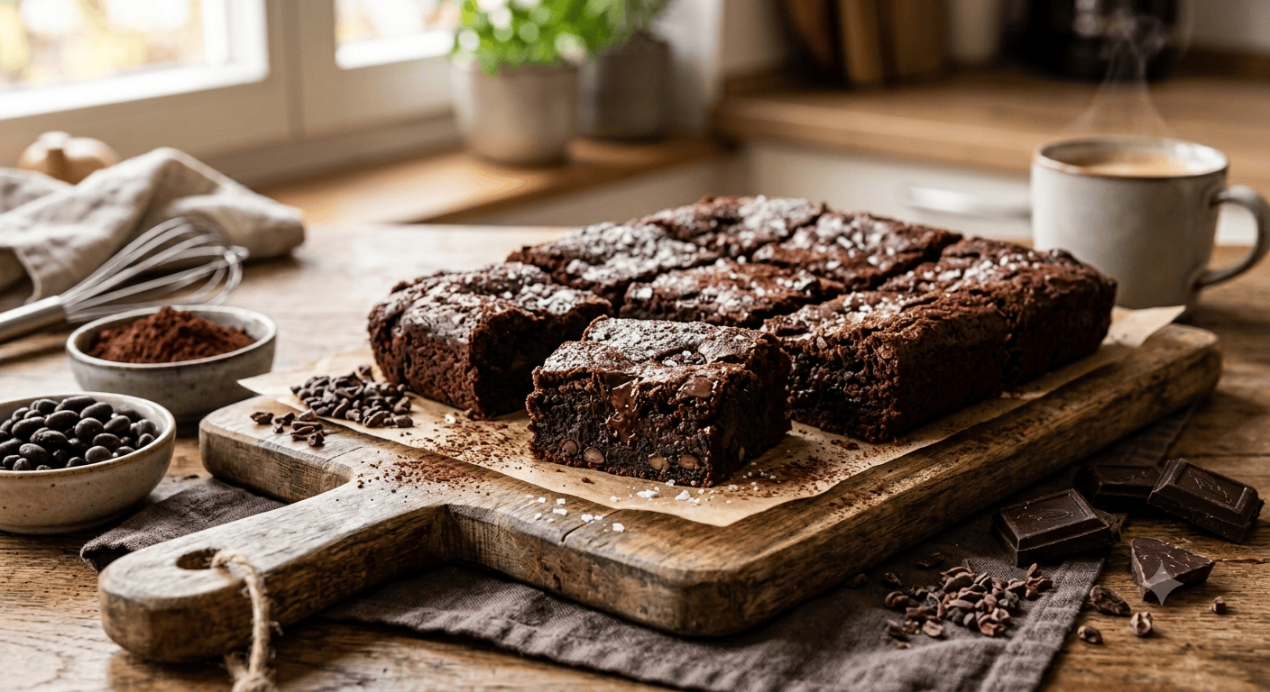 Schoko-Bohnen-Brownies