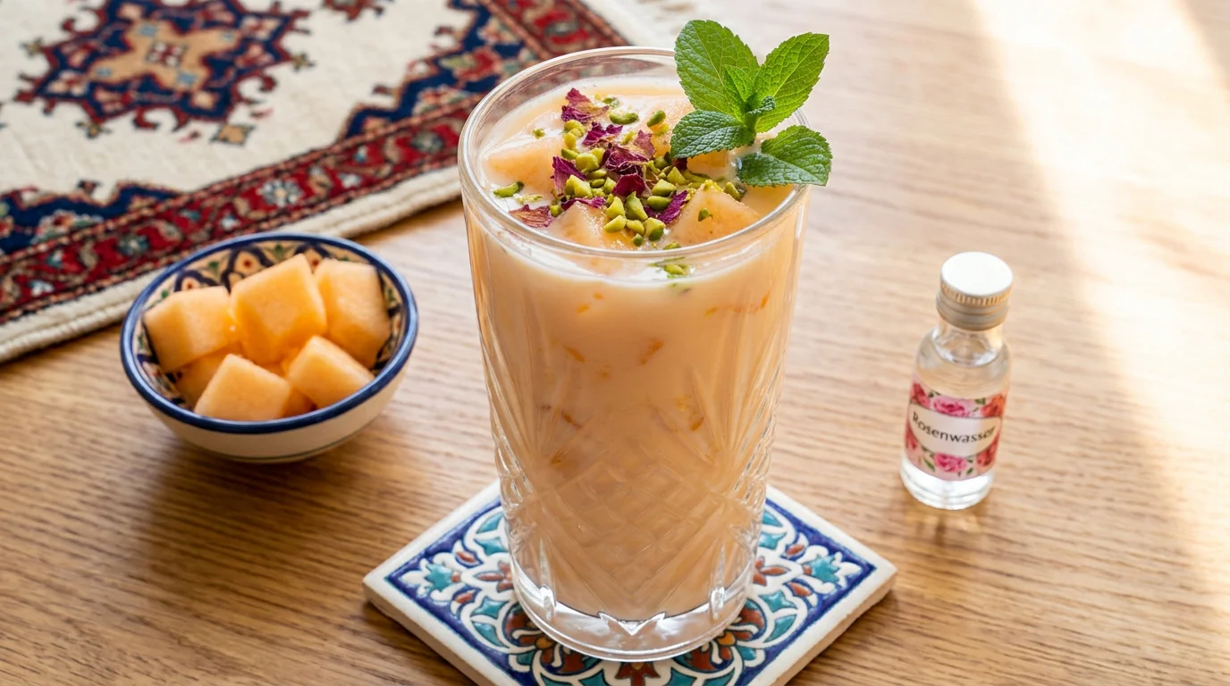 Shir Talebi – Melone mit Rosenwasser