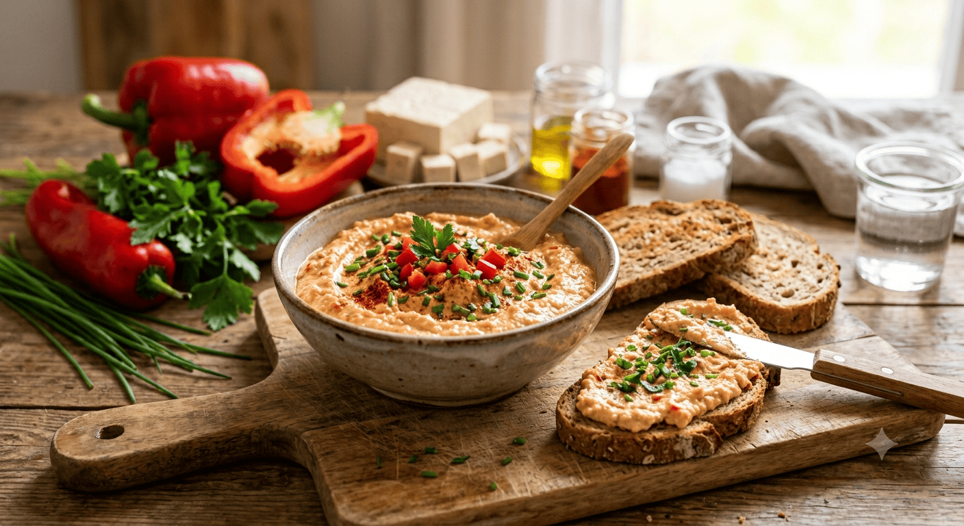 Tofu-Paprika-Aufstrich