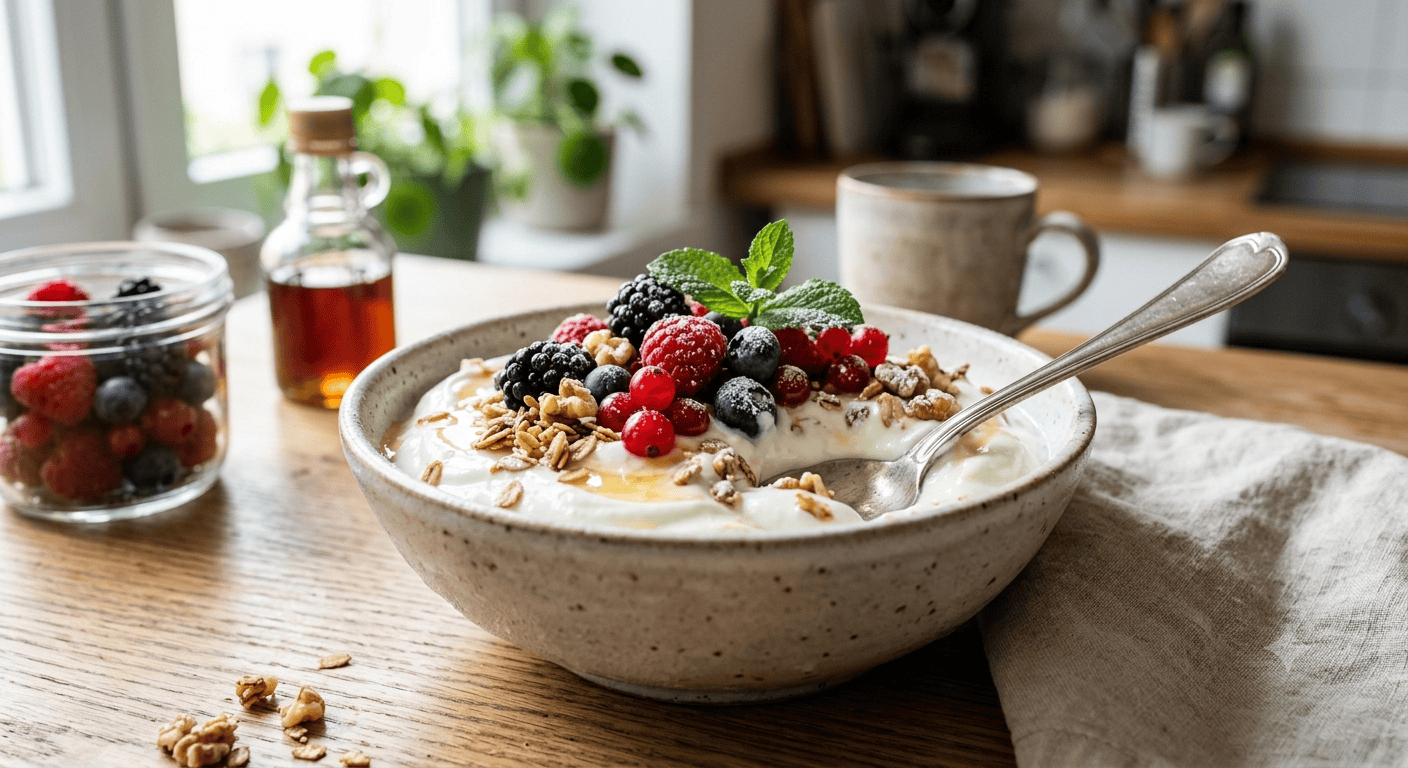 Kalte Topfen-Skyr-Creme