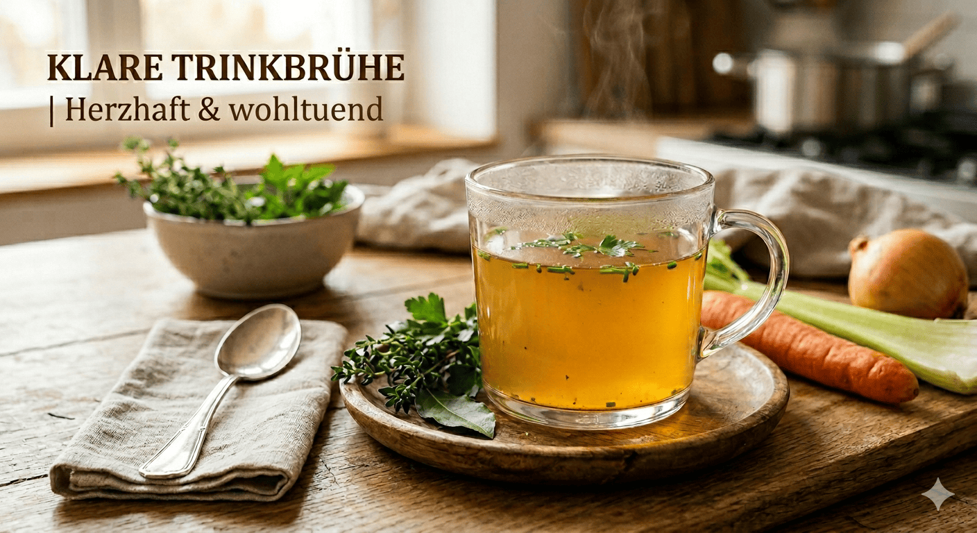 Klare Trinkbrühe